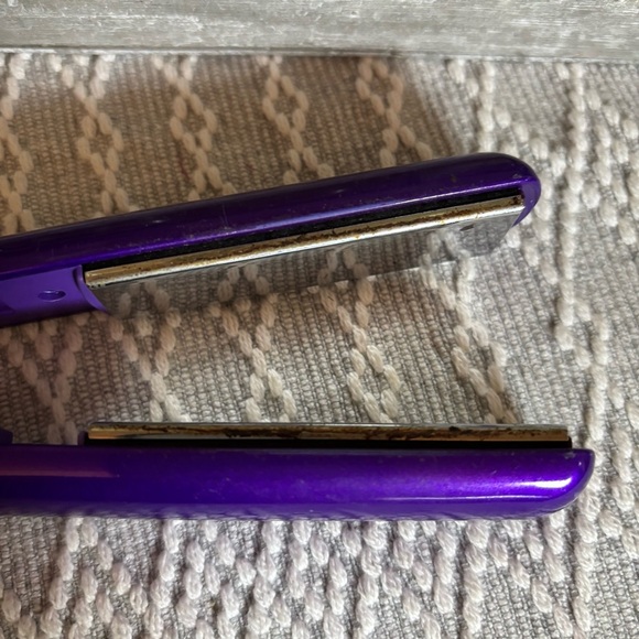 CHI Smart Gem. 3/4"  Hairstyling Hot Iron. Zirconium Titanium. Purple. Pre-owned - Picture 8 of 8